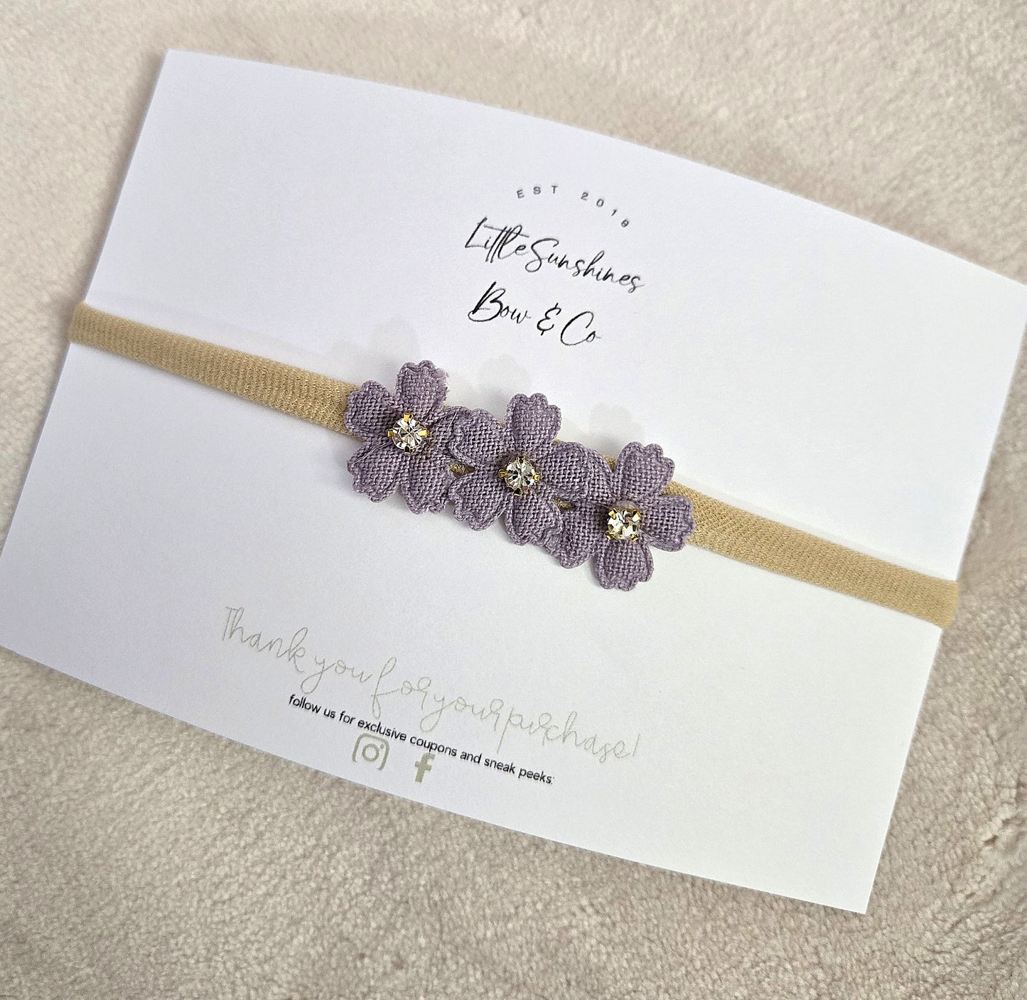 🌸 Floral Nylon Headbands