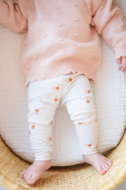 🌸 Organic Leggings - Fleur