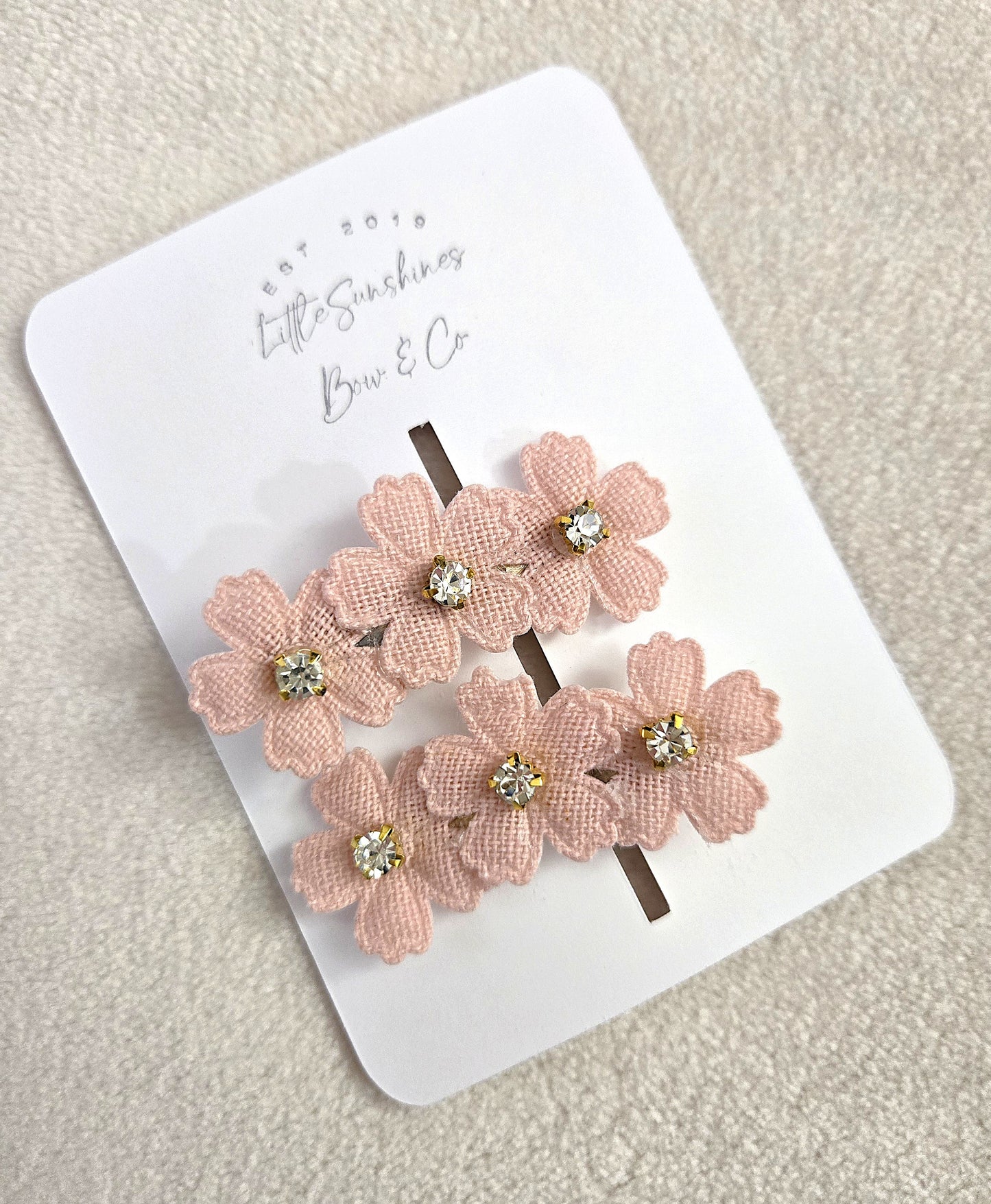 🌸 Flower Hair Clips- Set of 2