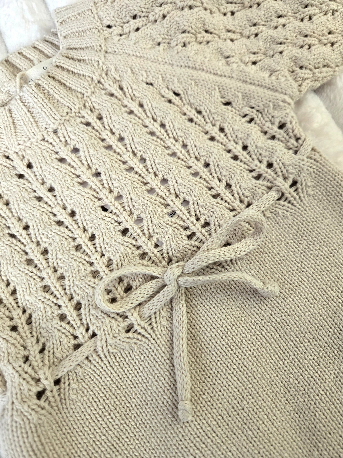 🌞 Zoya Knitted Sweater Romper | 100% Cotton Knit