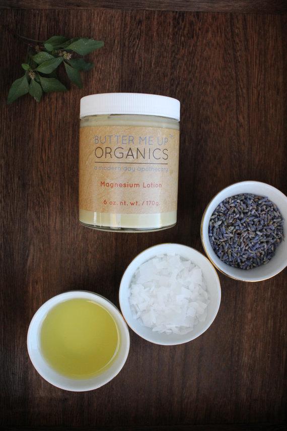 🌹 ORGANIC MAGNESIUM LOTION — (Sleep • Calming • Muscle Relief)