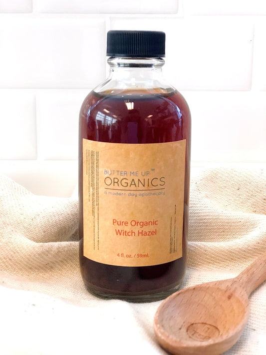 🌹 ORGANIC WITCH HAZEL FACIAL TONER — Pure • Clarifying • Naturally Balancing