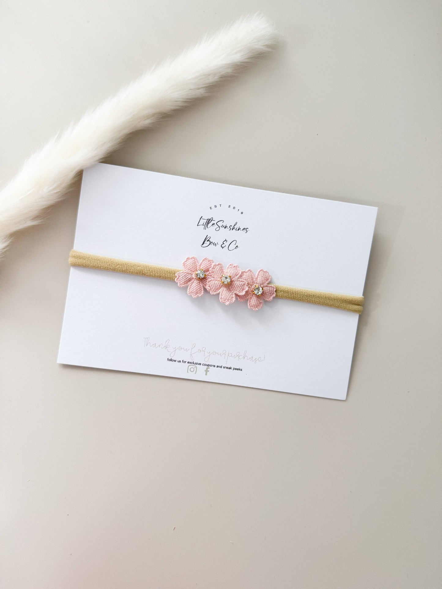 🌸 Floral Nylon Headbands