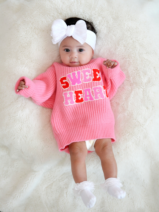 💘 KNIT SWEATER, SWEETHEART - 100% Sheep Wool💘