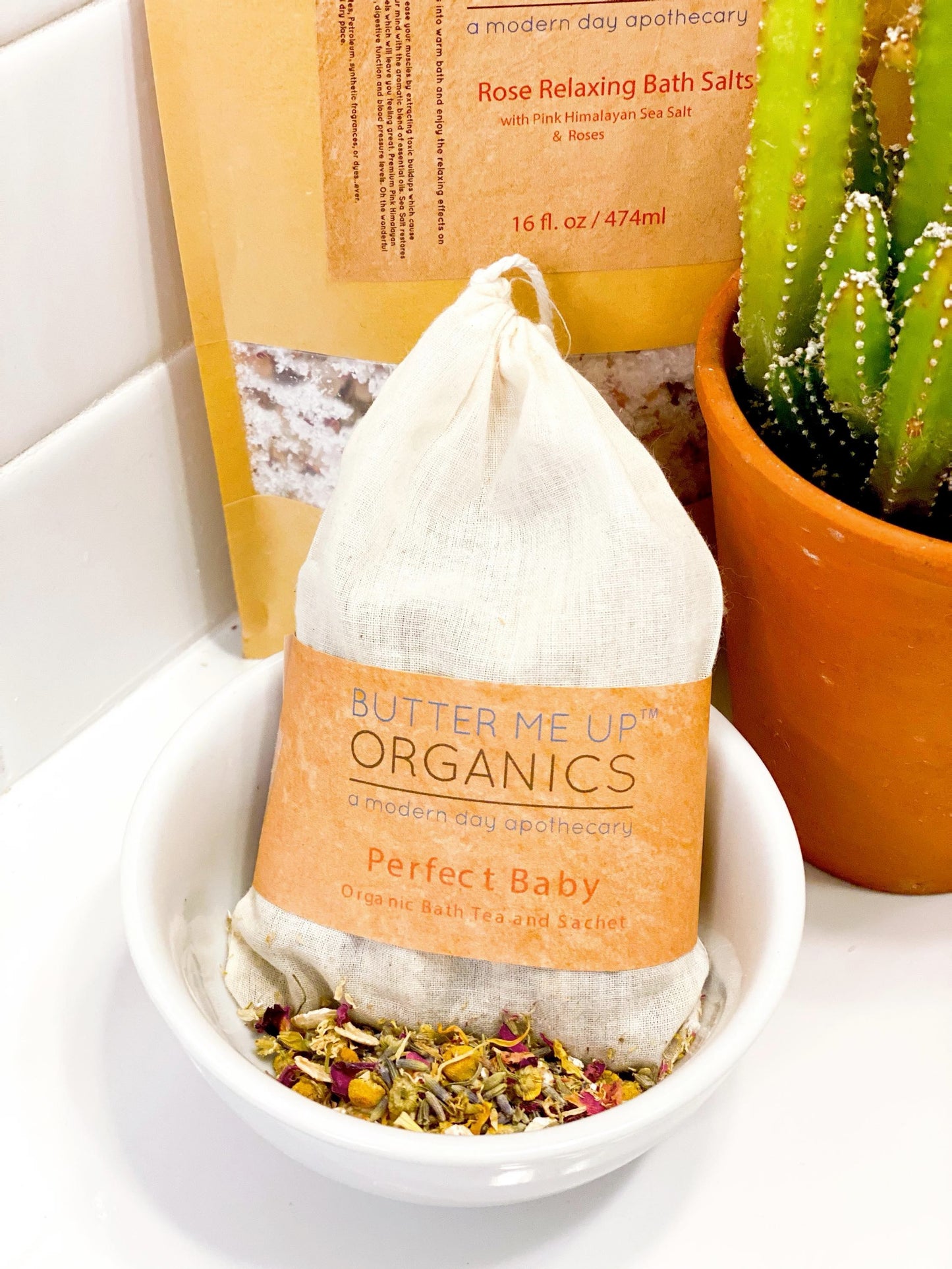 🍼 PERFECT BABY ORGANIC BATH TEA / Sachet