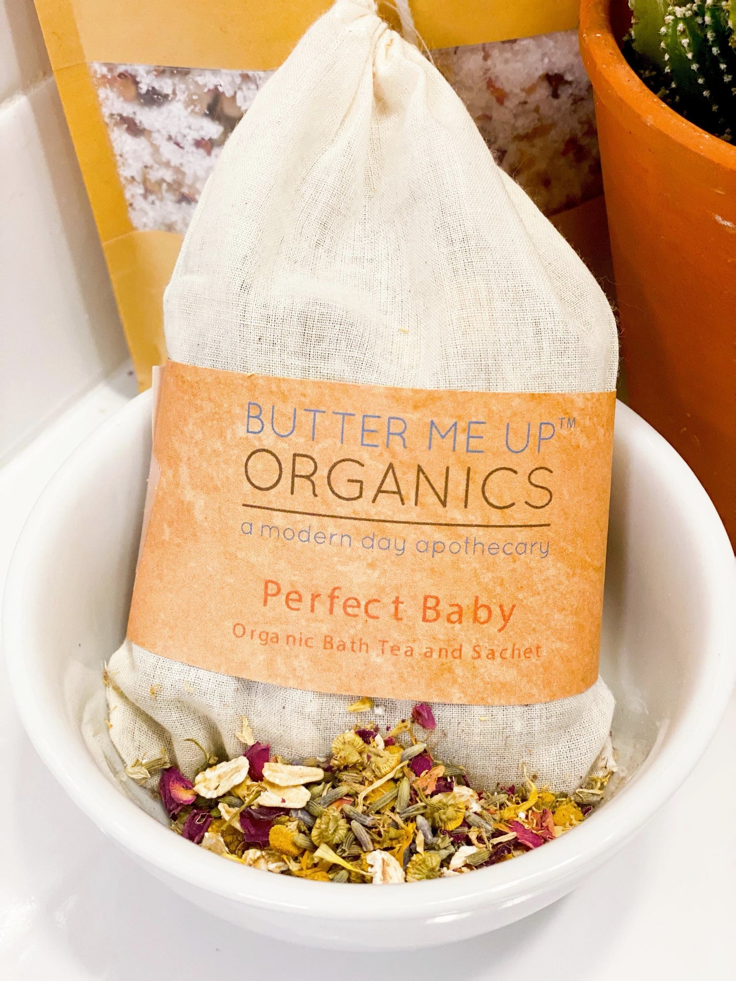 🍼 PERFECT BABY ORGANIC BATH TEA / Sachet
