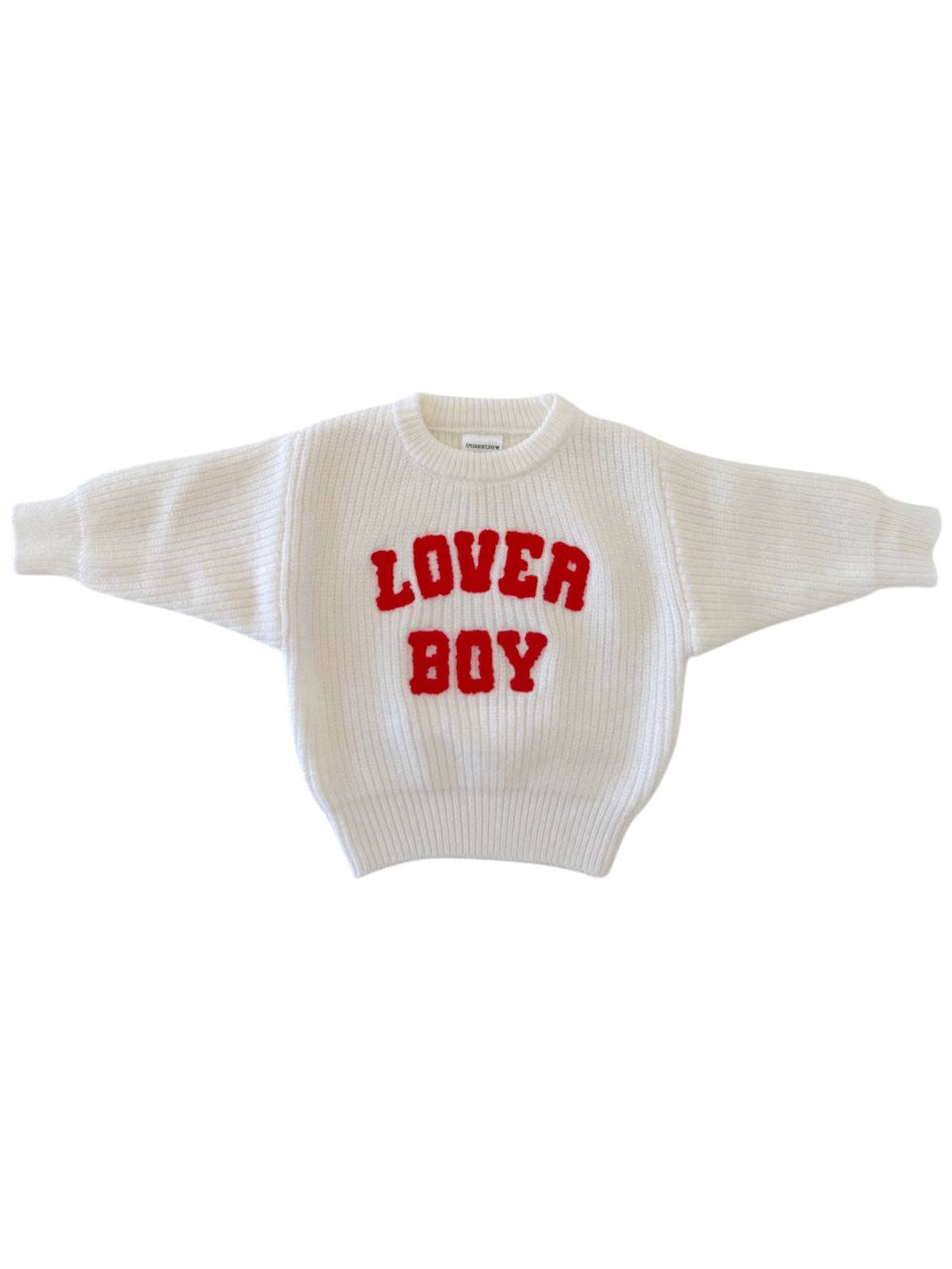 💌 KNIT SWEATER, Lover Boy White | 100% Sheep Wool 💌