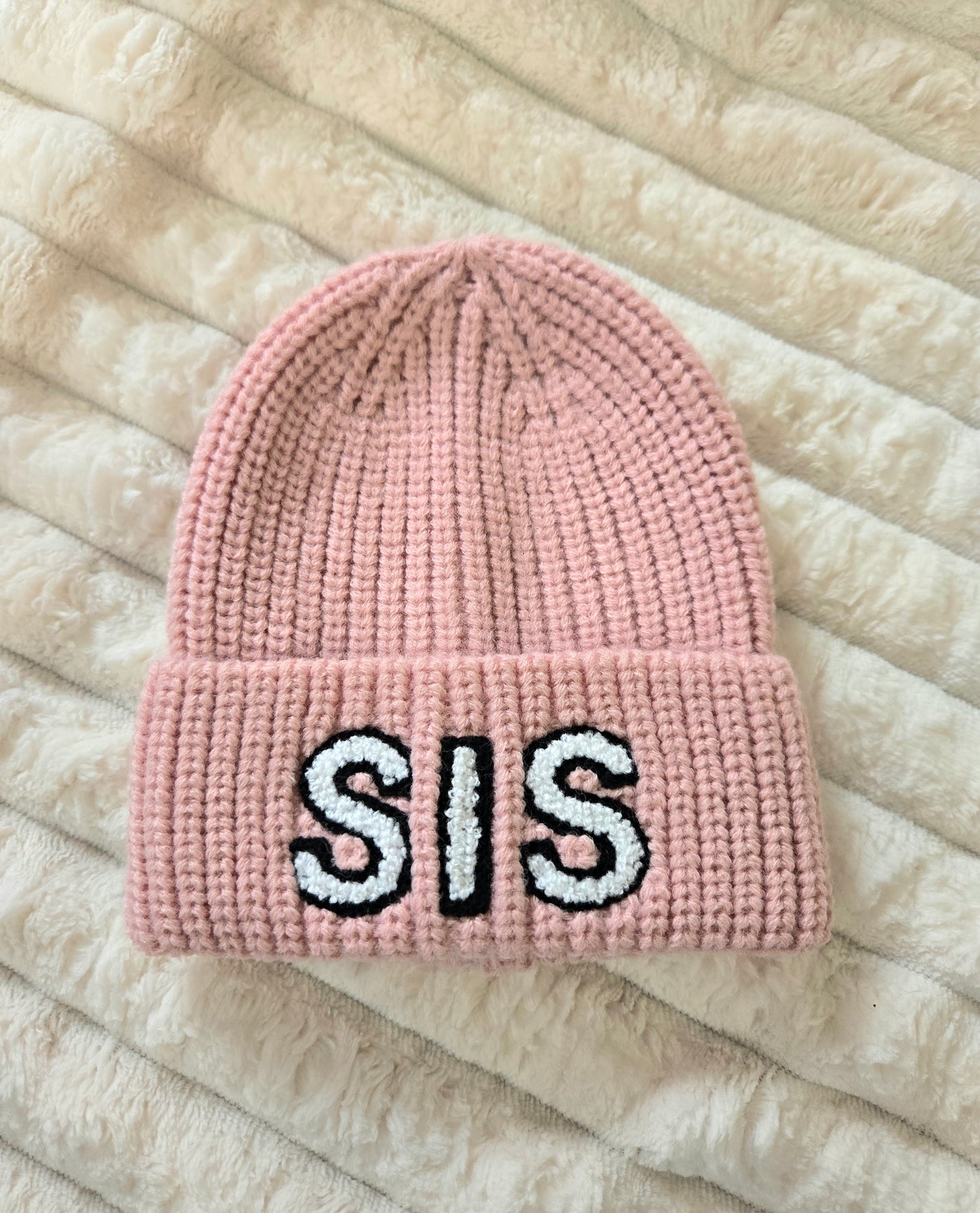 💕 Sis Knit Hat, Amour | 100% Sheep Wool