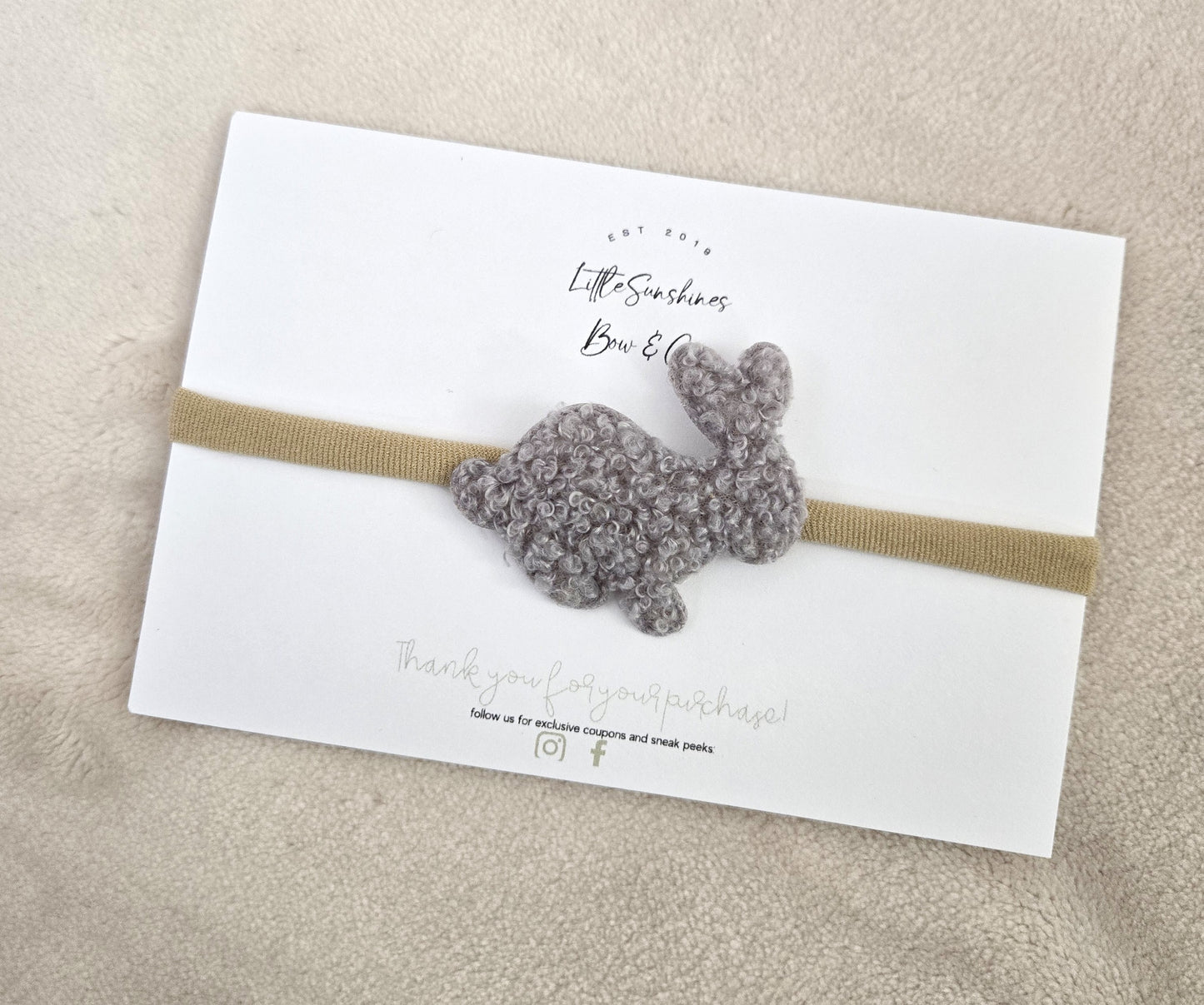 🐰Fluffy Bunny Easter Headbands