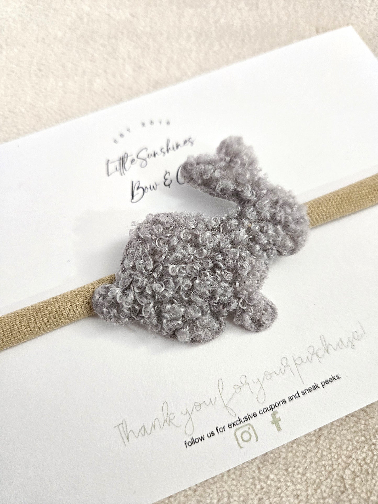 🐰Fluffy Bunny Easter Headbands