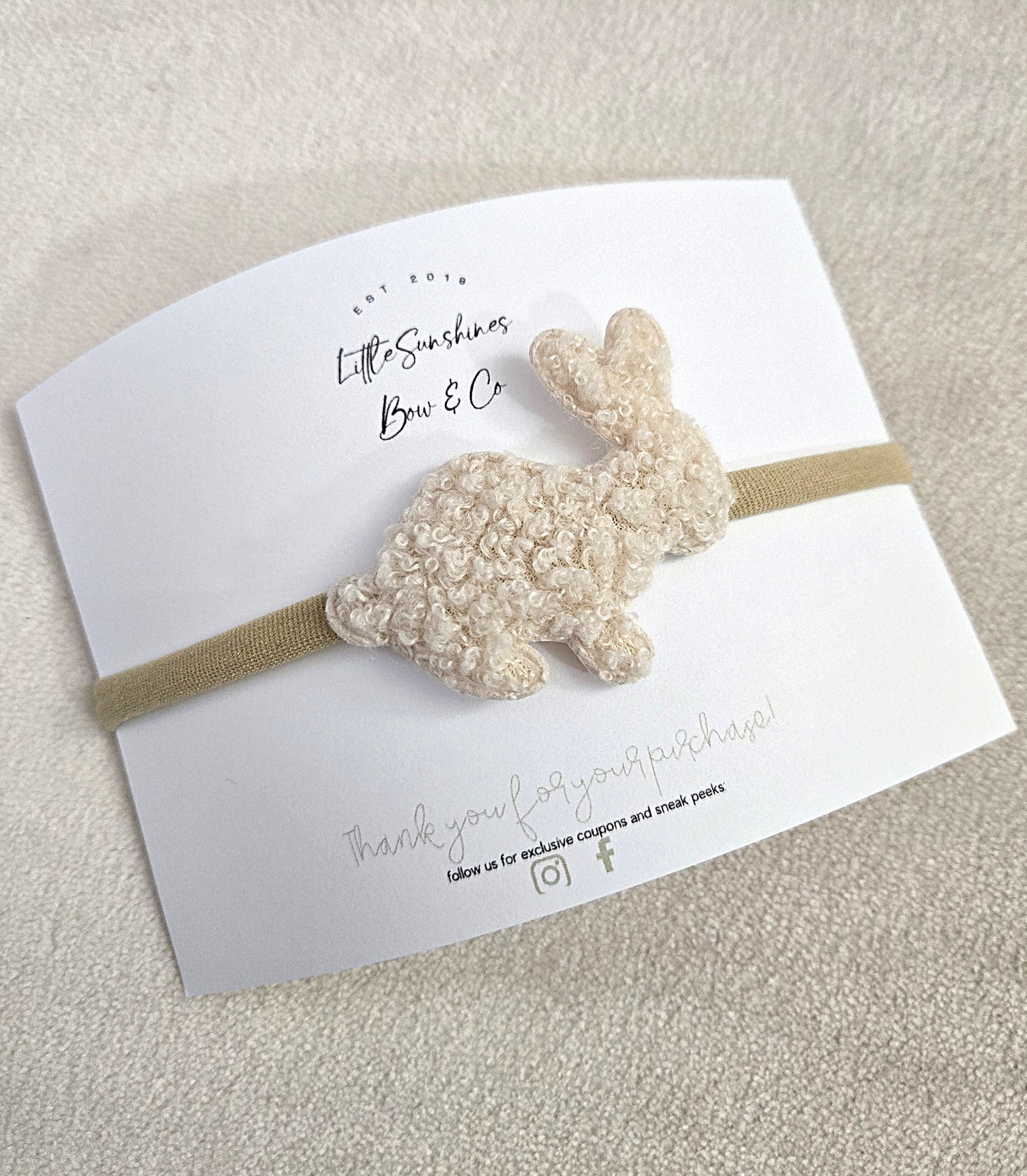 🐰Fluffy Bunny Easter Headbands