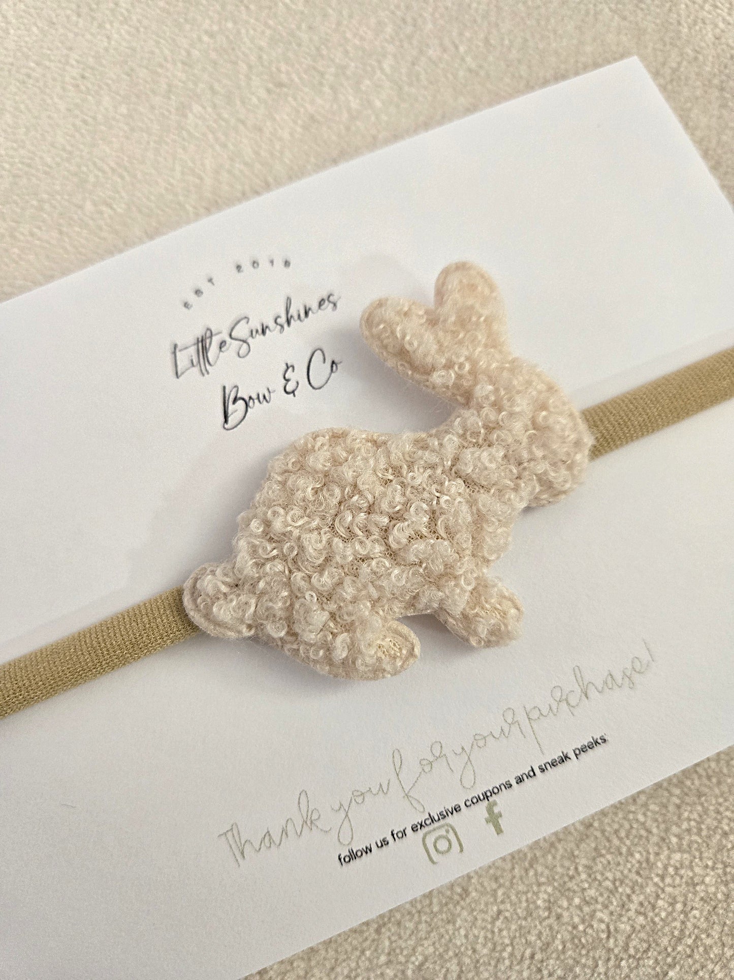 🐰Fluffy Bunny Easter Headbands