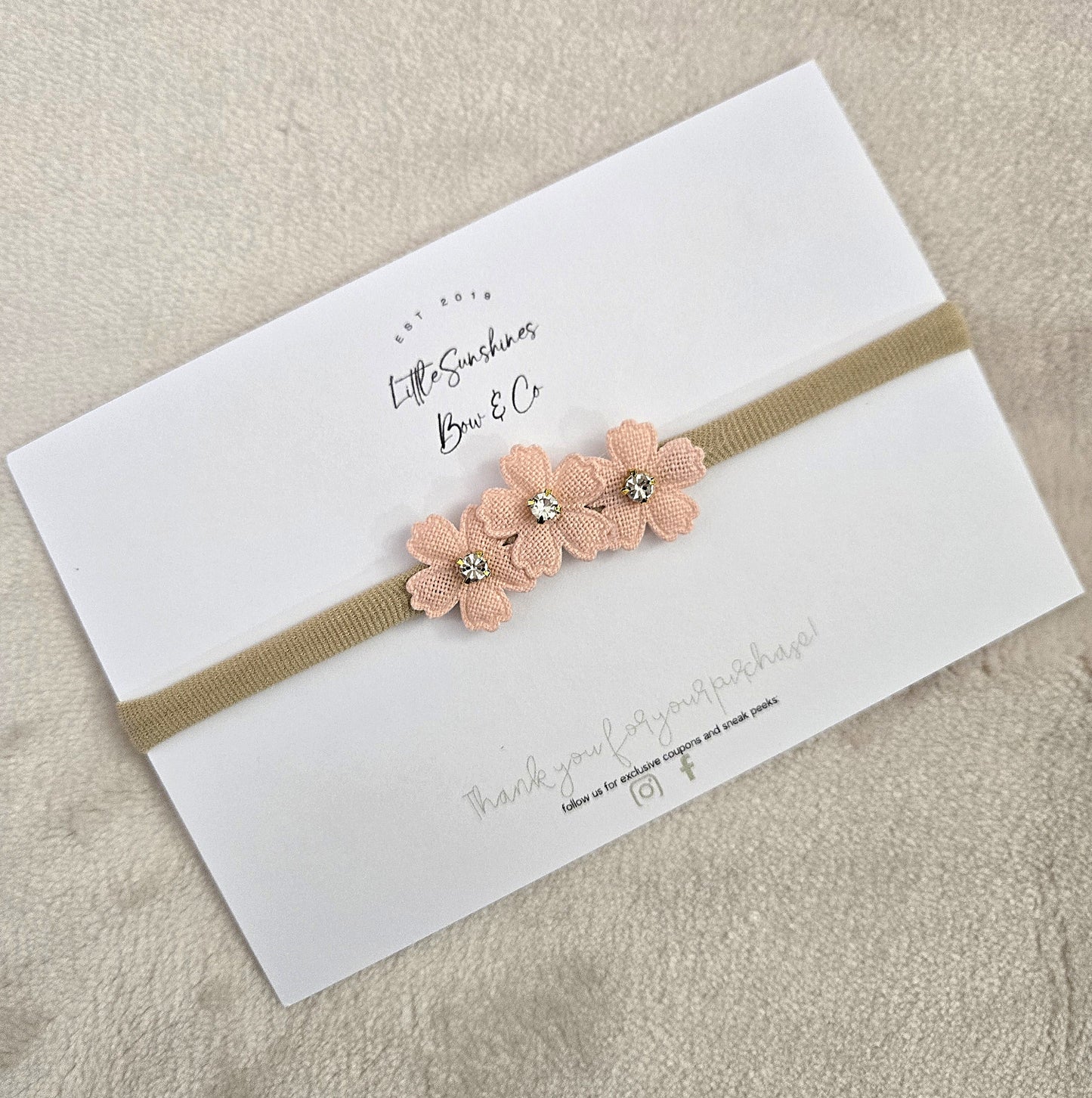 🌸 Floral Nylon Headbands