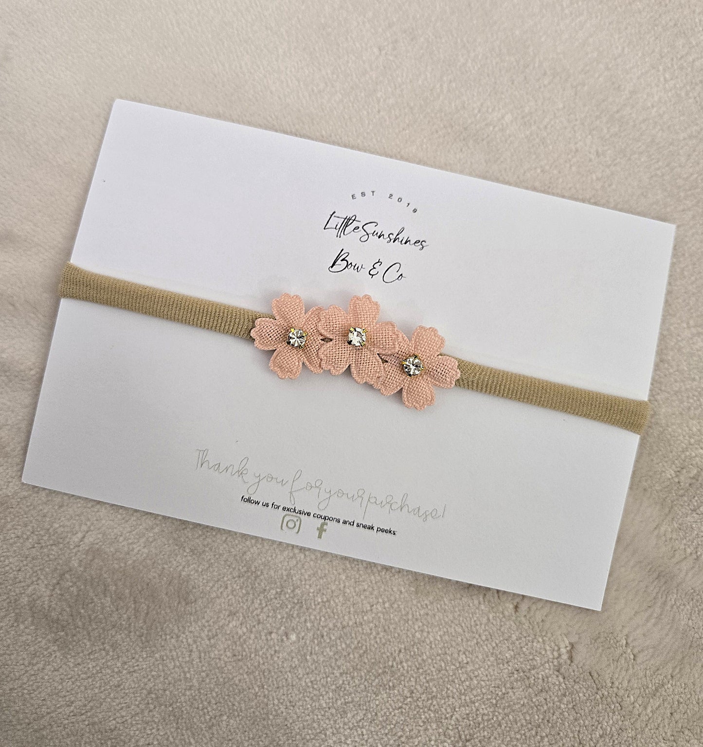 🌸 Floral Nylon Headbands