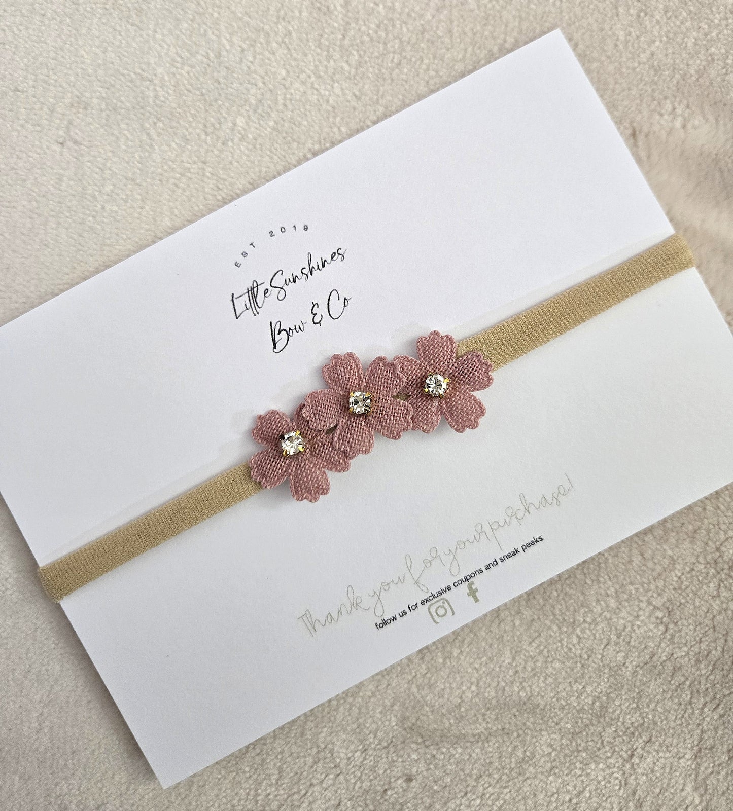 🌸 Floral Nylon Headbands
