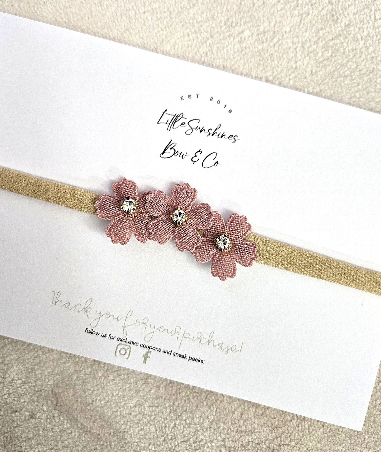 🌸 Floral Nylon Headbands