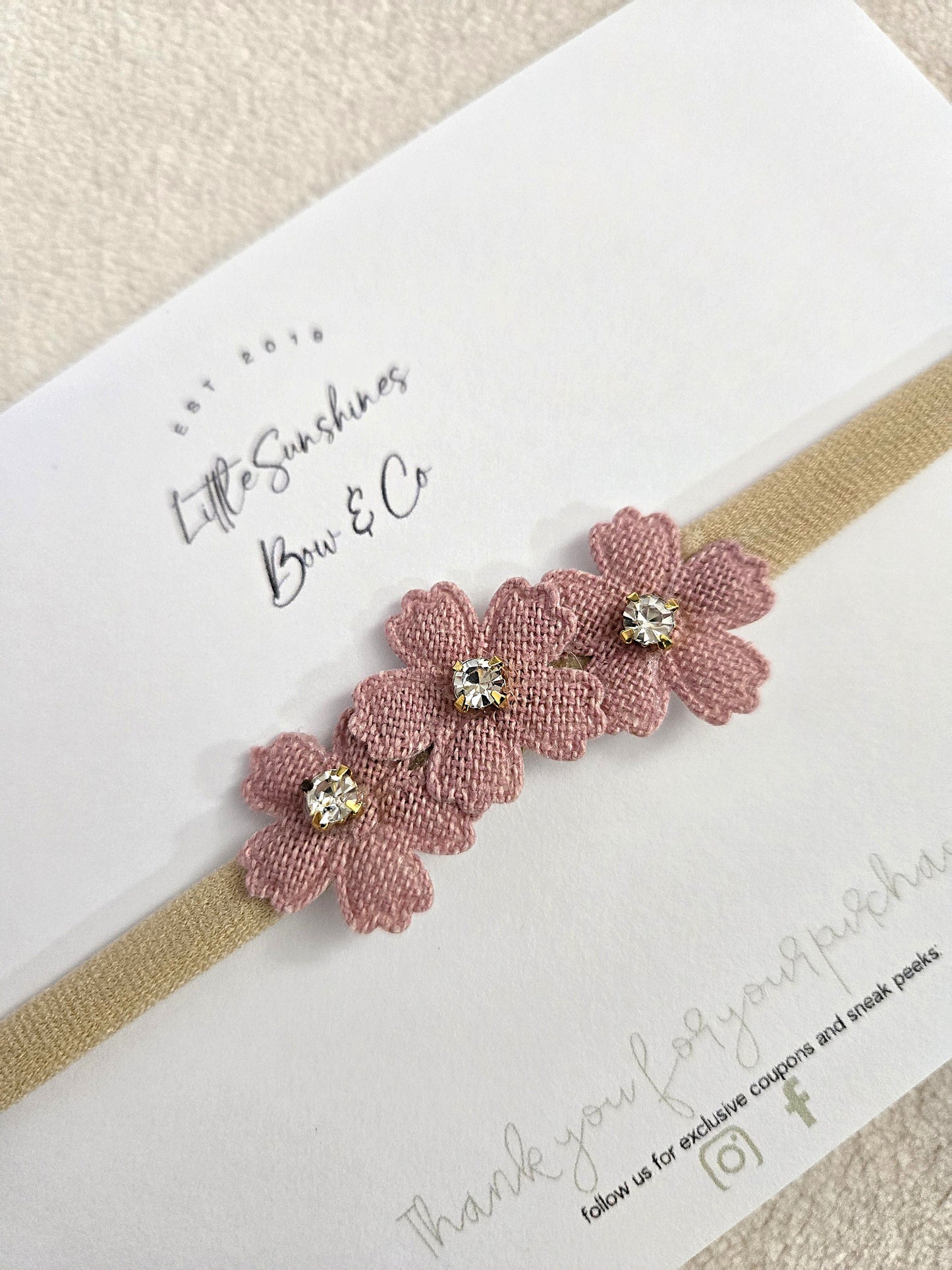 🌸 Floral Nylon Headbands