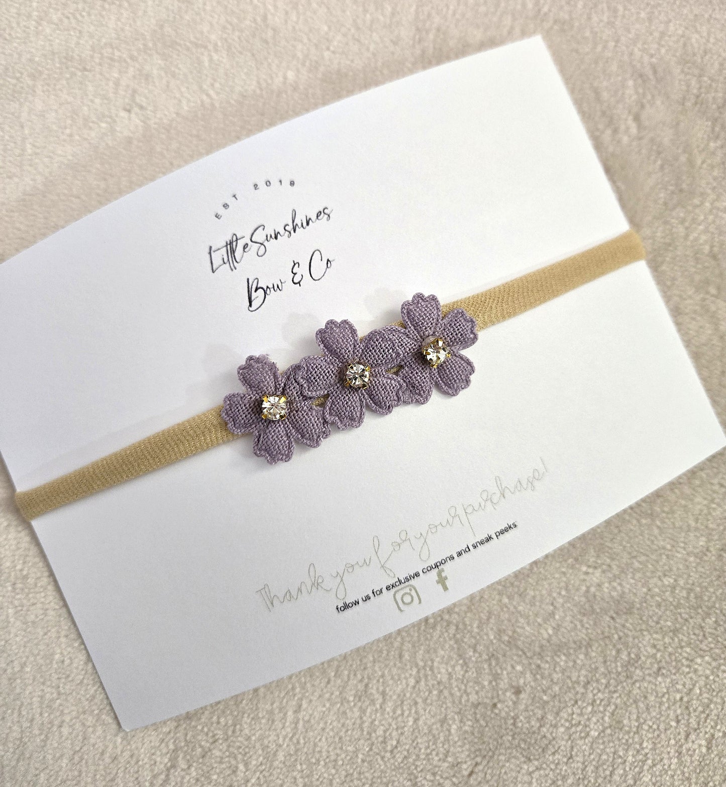 🌸 Floral Nylon Headbands