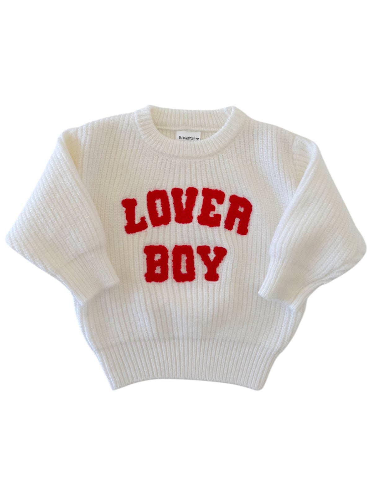 💌 KNIT SWEATER, Lover Boy White | 100% Sheep Wool 💌