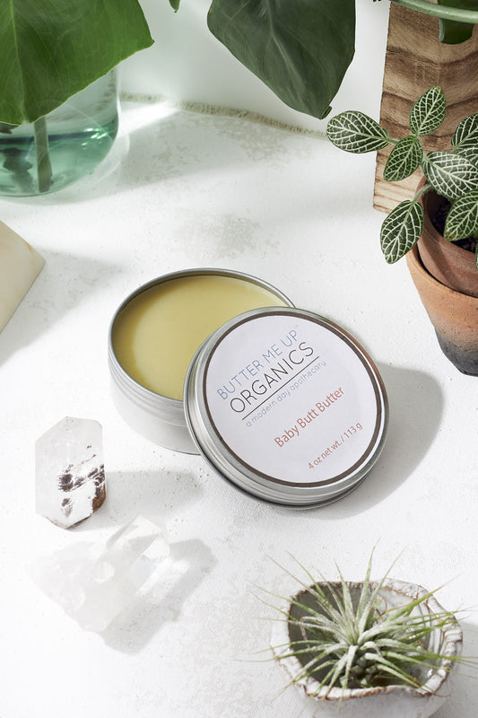 🍼 BABY BUTT BUTTER / Organic Diaper Cream / Cloth Diapers Safe