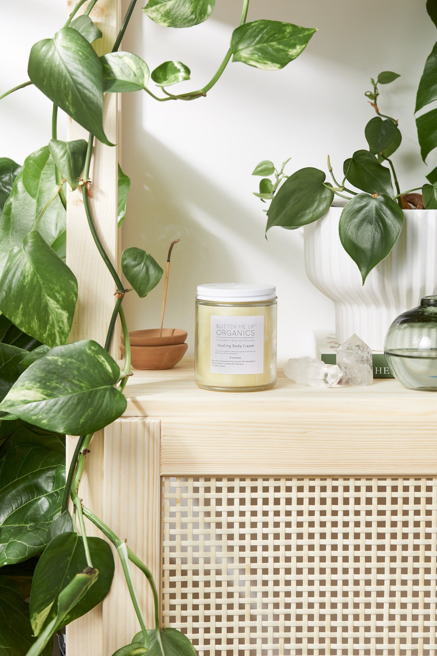 🌹 ORGANIC HEALING BODY CREAM — Ultra-Rich Moisture for Dry Skin