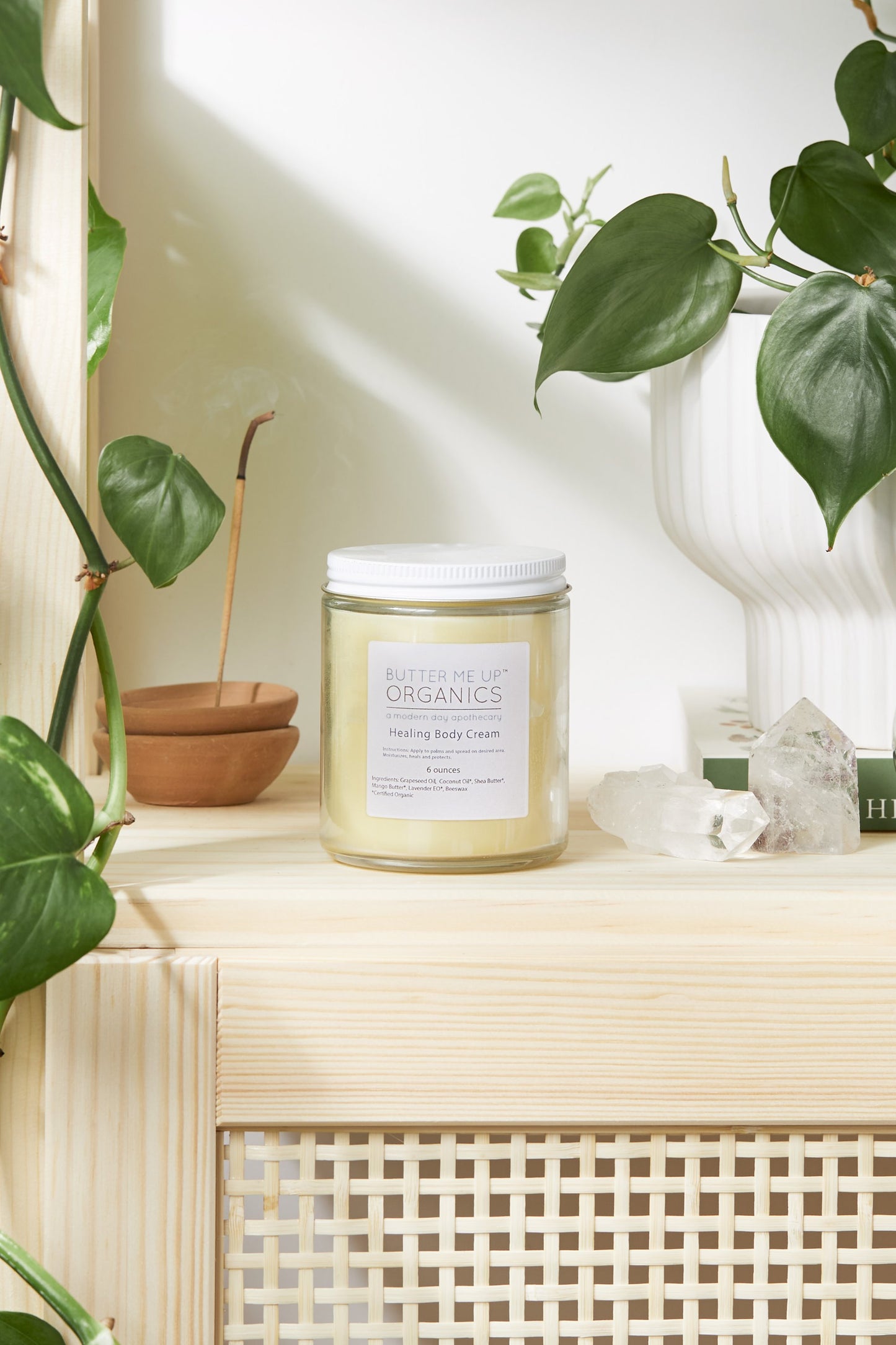 🌹 ORGANIC HEALING BODY CREAM — Ultra-Rich Moisture for Dry Skin