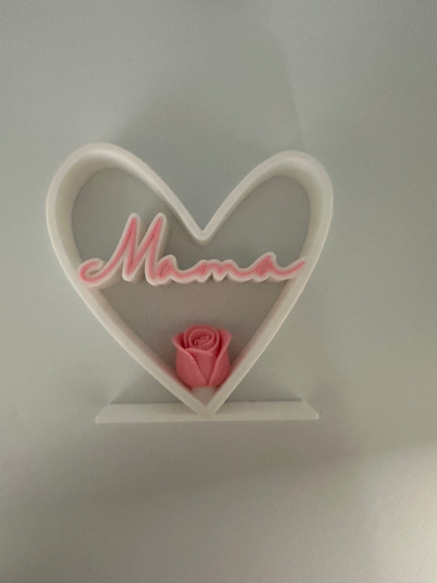🌹 Mama inside heart with Rose