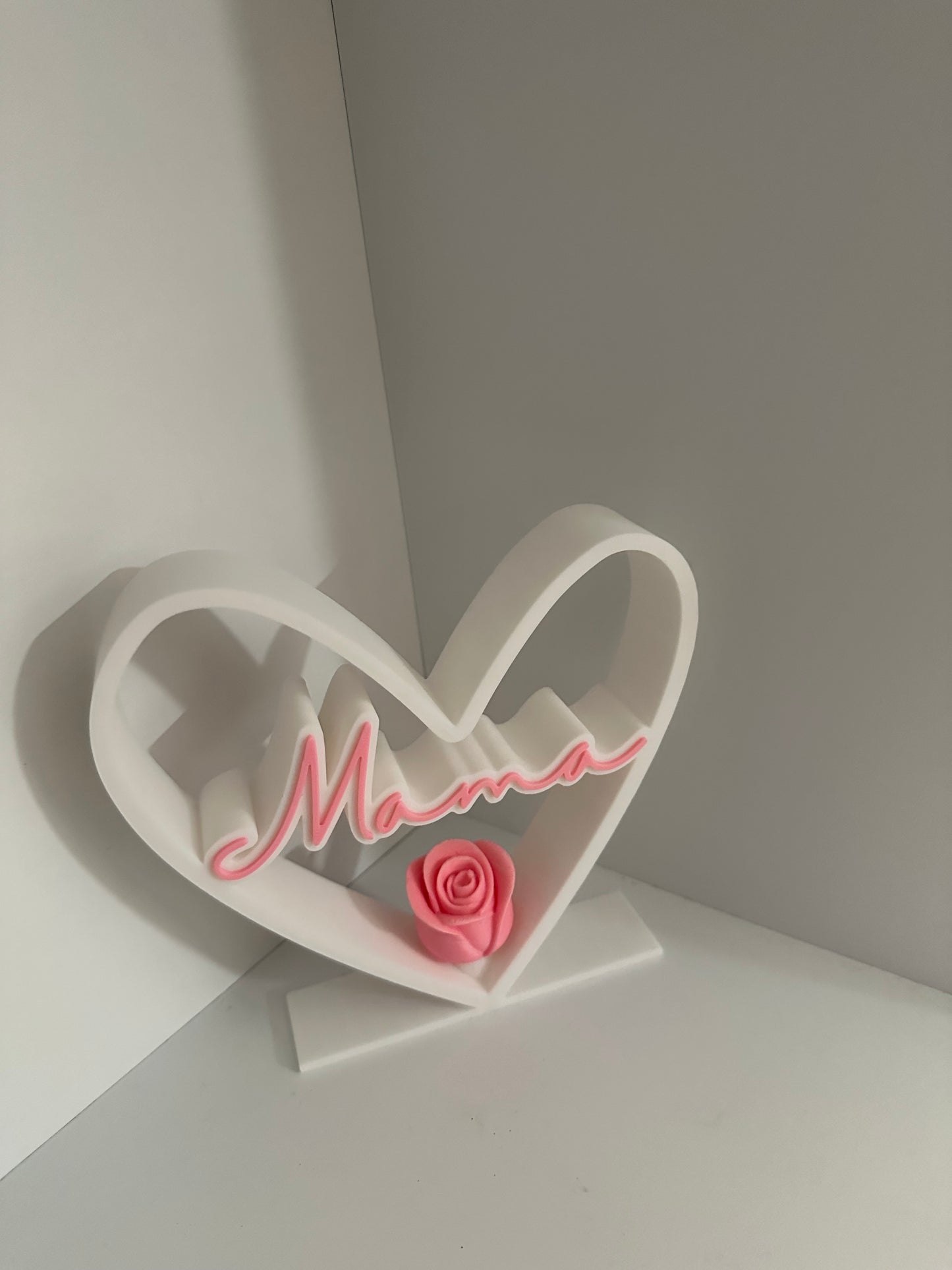 🌹 Mama inside heart with Rose