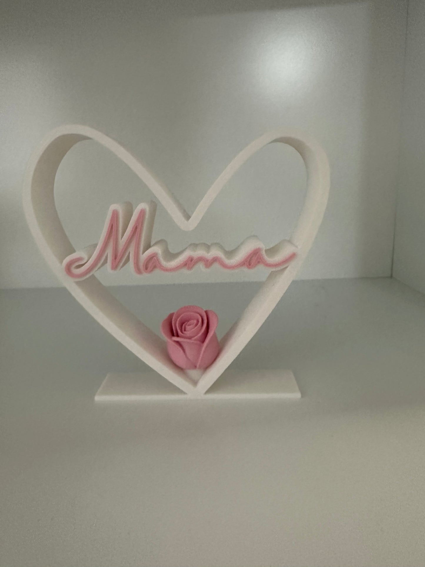 🌹 Mama inside heart with Rose