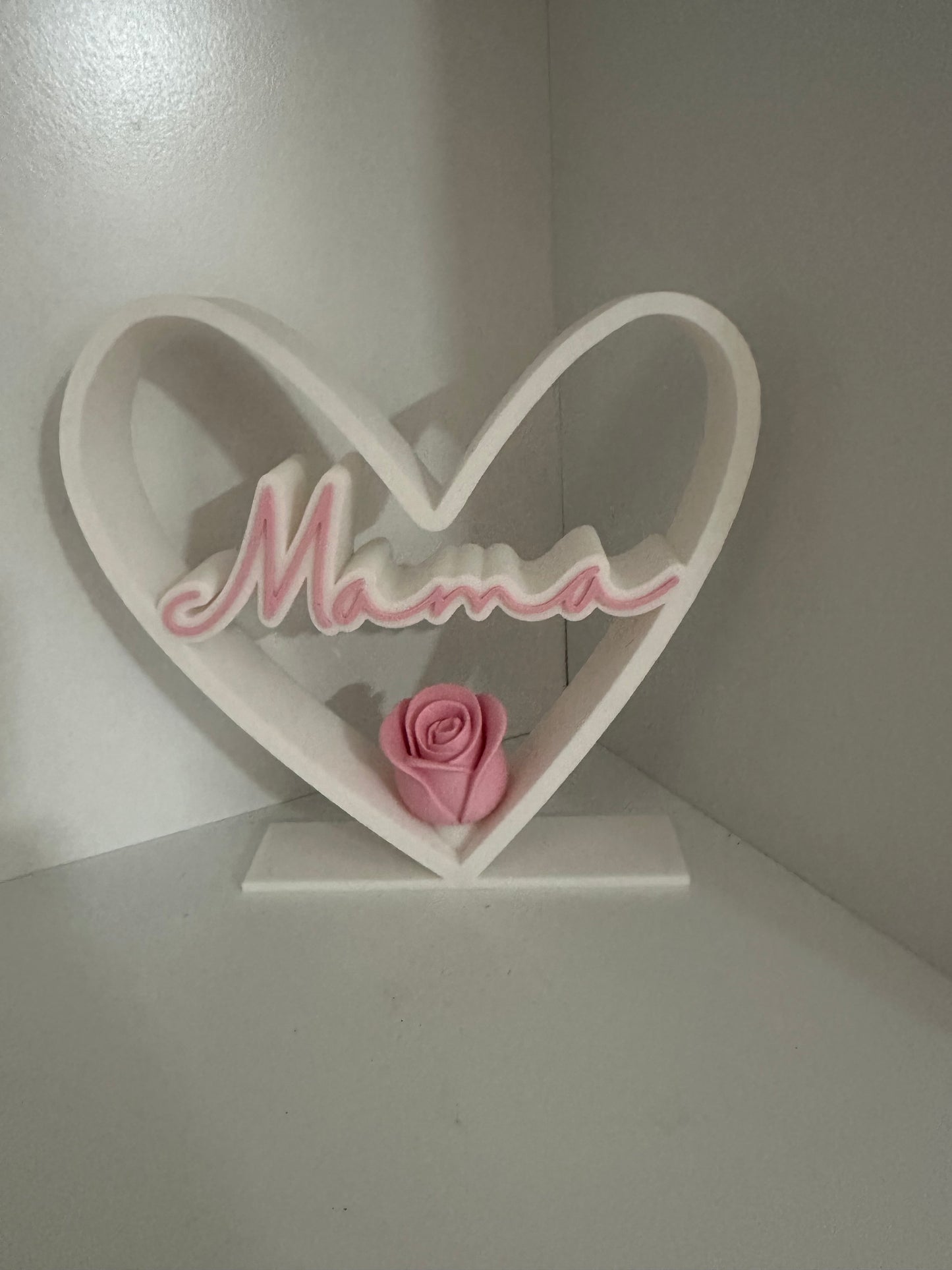 🌹 Mama inside heart with Rose