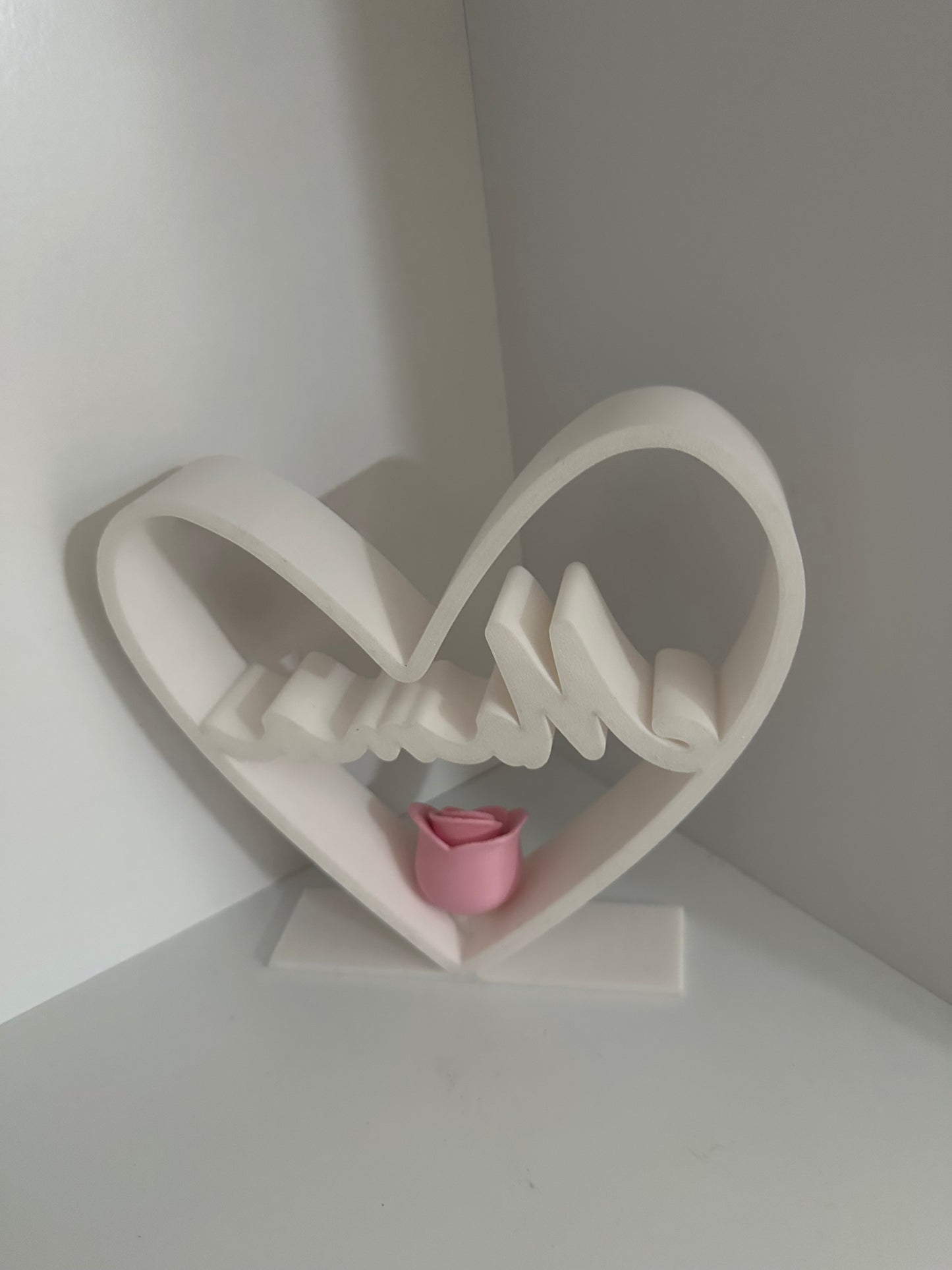 🌹 Mama inside heart with Rose