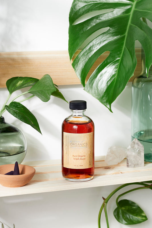 🌹 ORGANIC WITCH HAZEL FACIAL TONER — Pure • Clarifying • Naturally Balancing