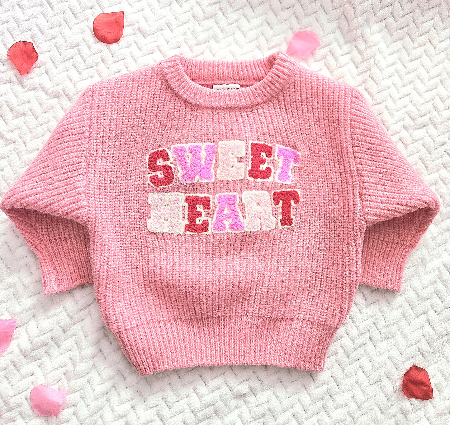 💘 KNIT SWEATER, SWEETHEART - 100% Sheep Wool💘