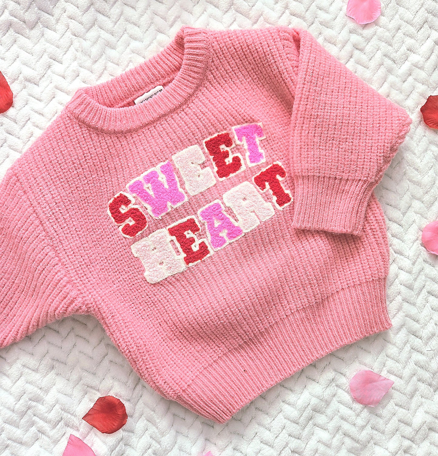 💘 KNIT SWEATER, SWEETHEART - 100% Sheep Wool💘