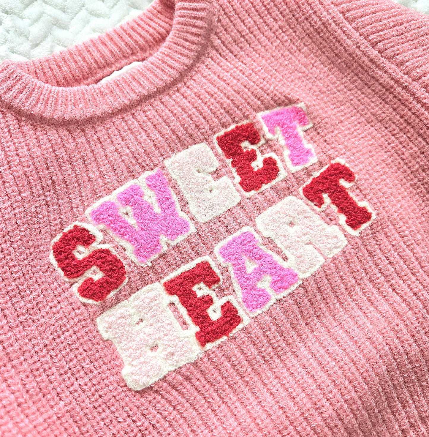 💘 KNIT SWEATER, SWEETHEART - 100% Sheep Wool💘