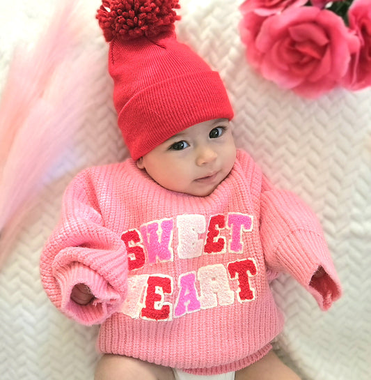 💘 KNIT SWEATER, SWEETHEART - 100% Sheep Wool💘