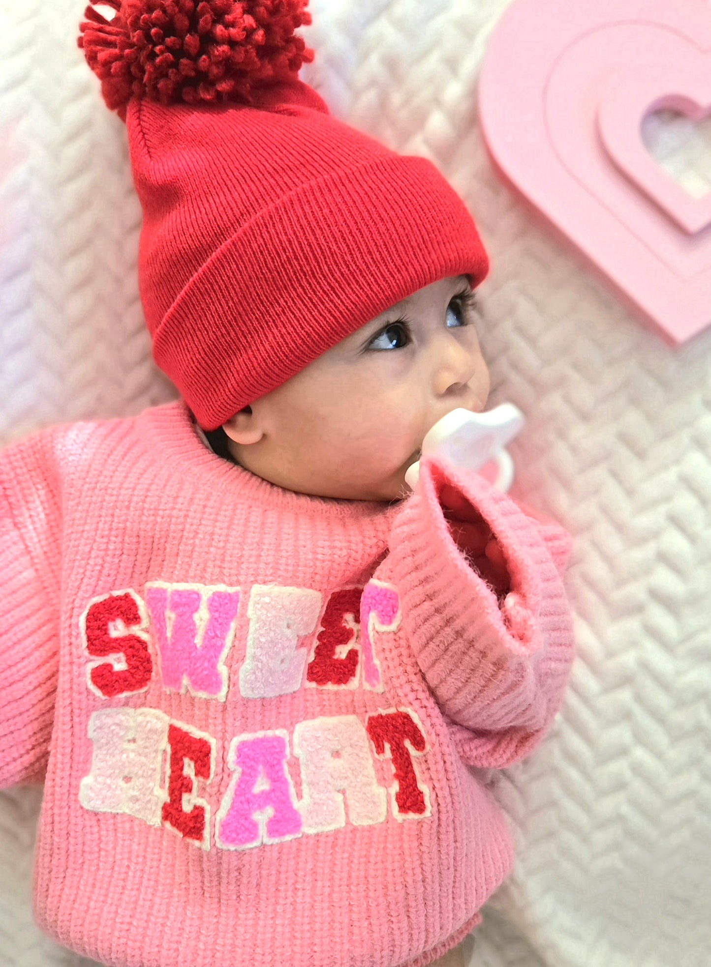 💘 KNIT SWEATER, SWEETHEART - 100% Sheep Wool💘