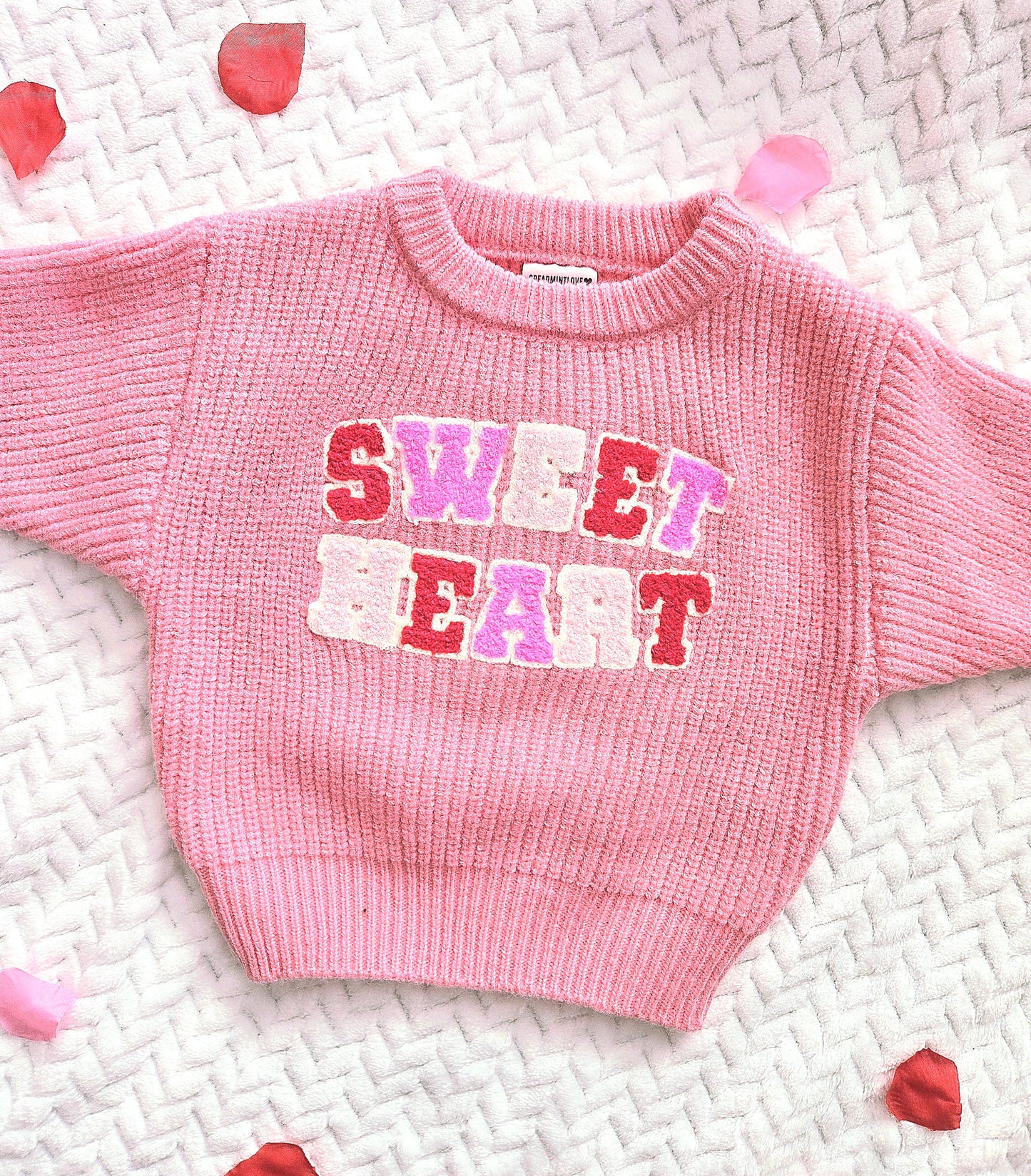 💘 KNIT SWEATER, SWEETHEART - 100% Sheep Wool💘
