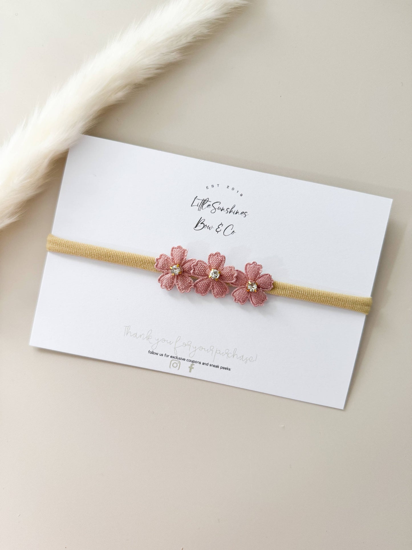 🌸 Floral Nylon Headbands