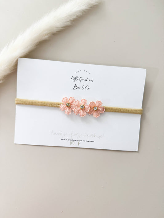 🌸 Floral Nylon Headbands