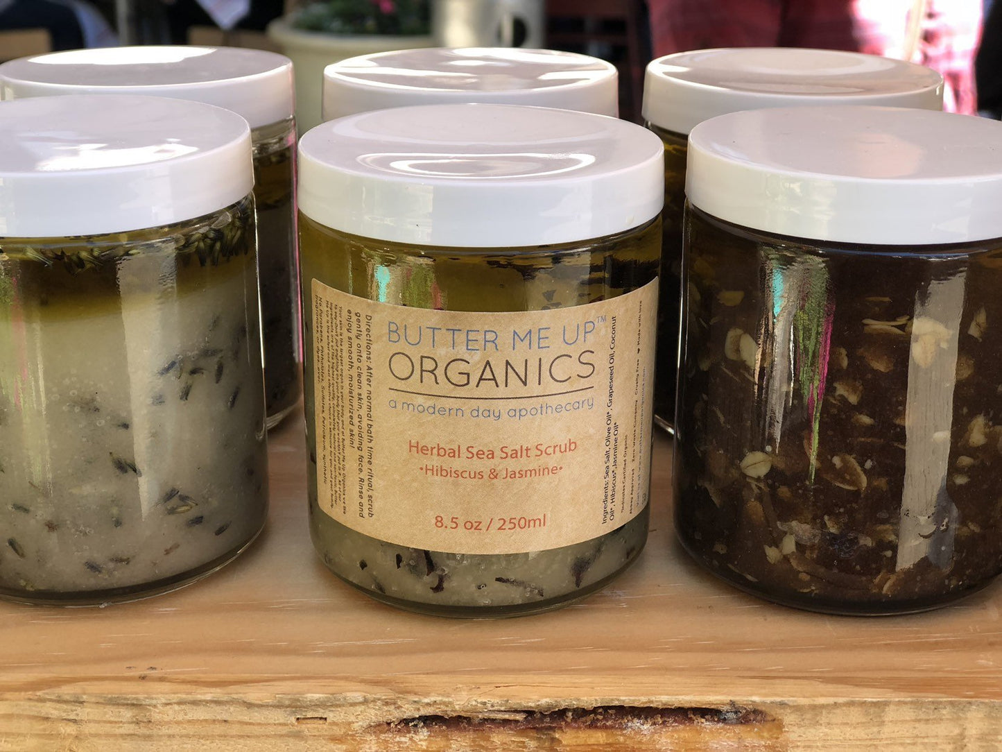 🌹ORGANIC SEA SALT HERBAL SCRUB - Exfoliates & Softens for Radiant Skin