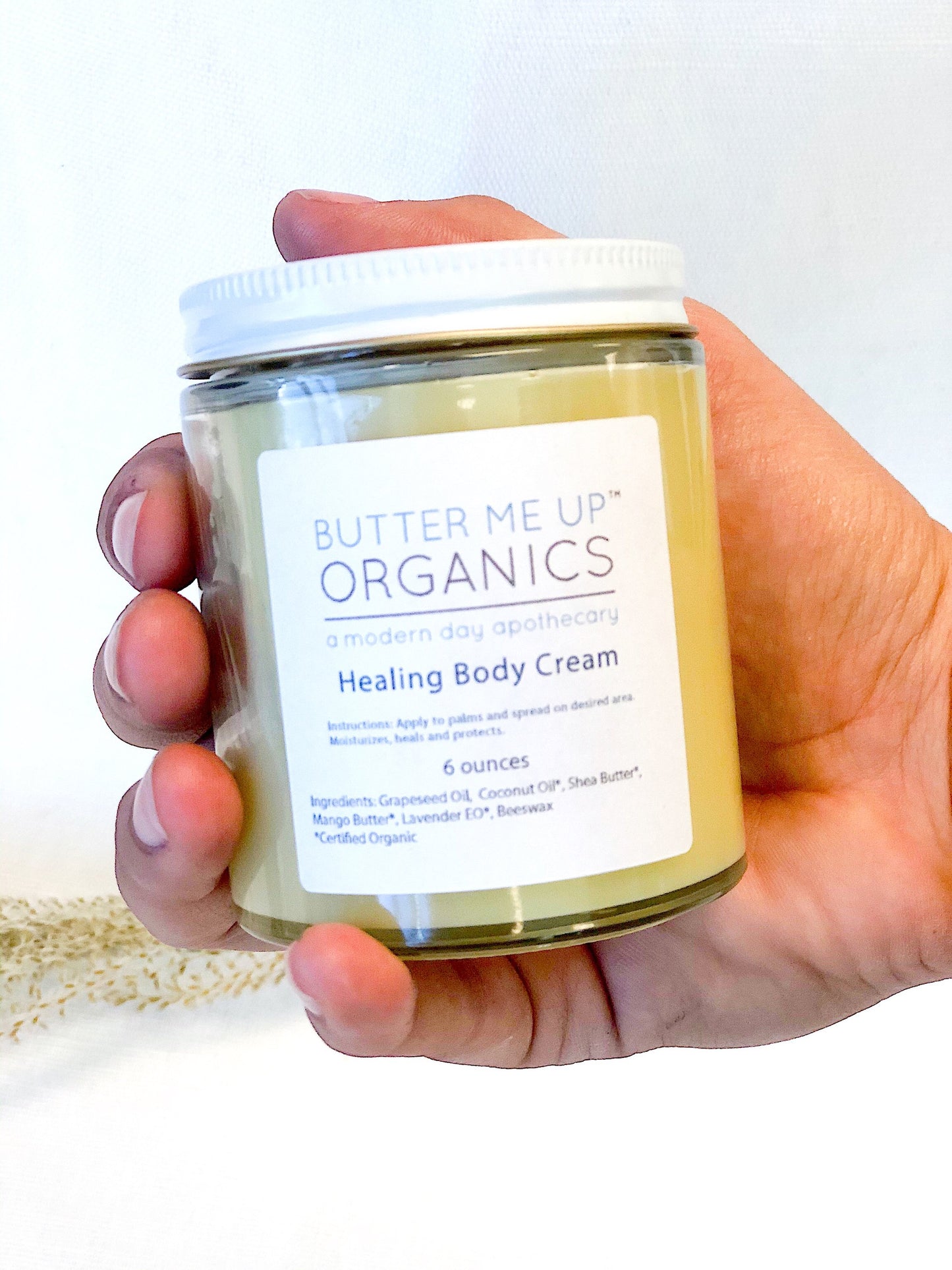🌹 ORGANIC HEALING BODY CREAM — Ultra-Rich Moisture for Dry Skin