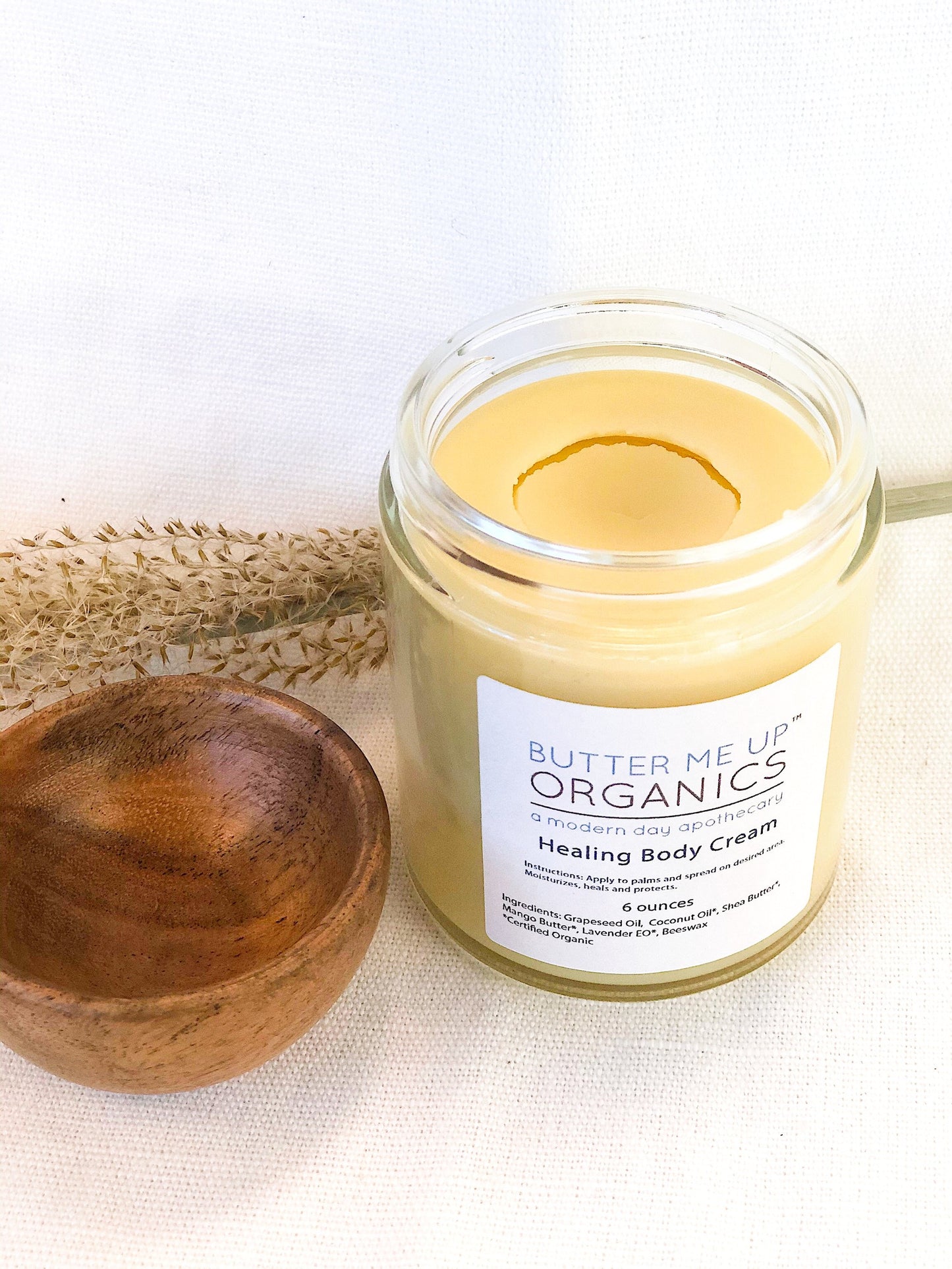 🌹 ORGANIC HEALING BODY CREAM — Ultra-Rich Moisture for Dry Skin