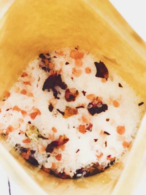 🌹 ORGANIC ROSE SALT SOAK / Epsom Salt Soak / Pink Himalayan Sea Salt (Restorative Mineral Bath)